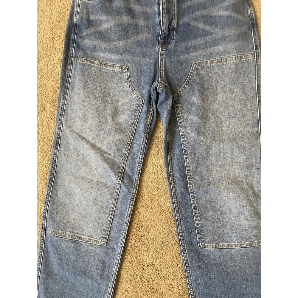 Molly Yeh Double Knee Patch Farmcore Jeans Women’s Size 6 - Picture 2 of 13